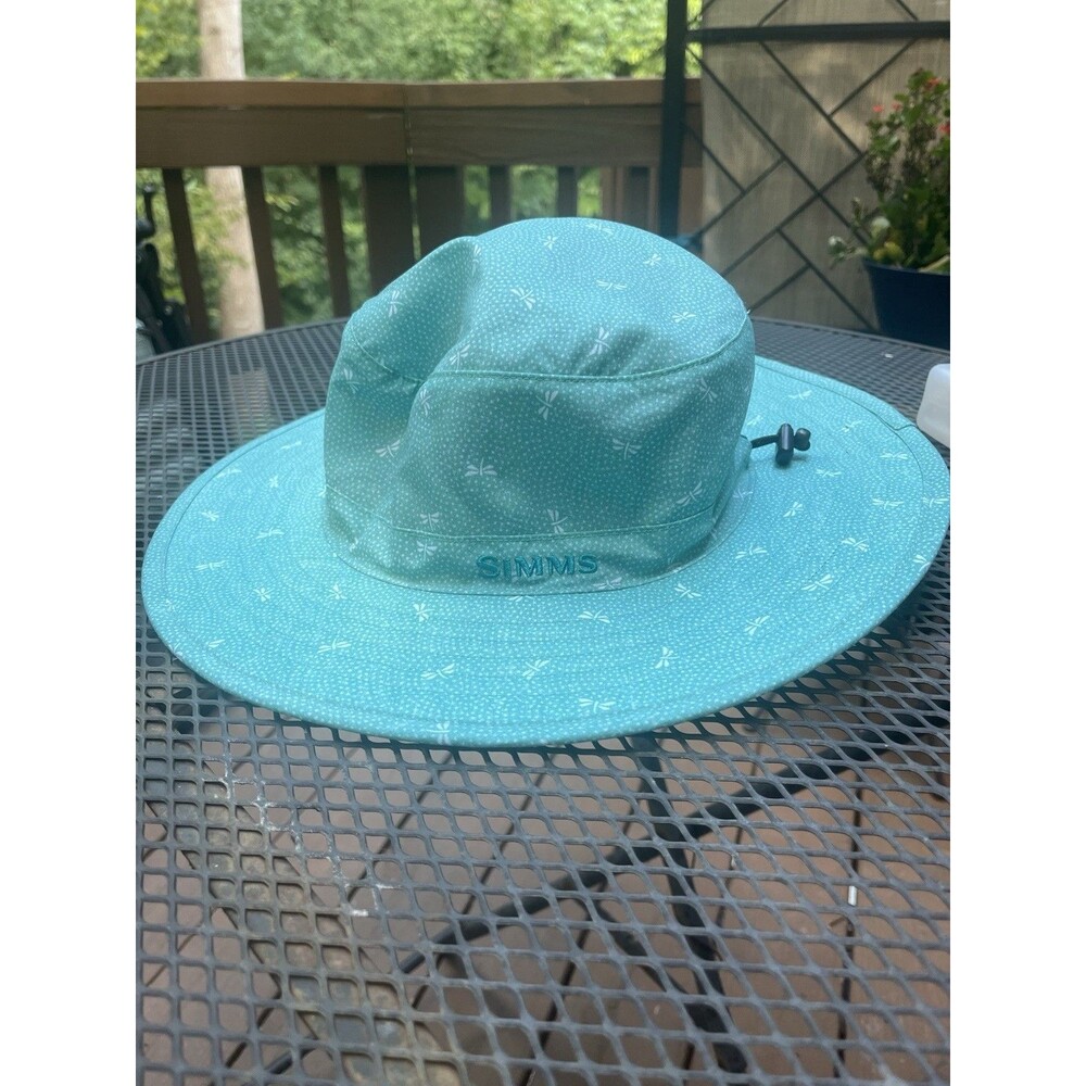 Simms Mens Solar Sombrero Fishing Hat Sterling Gray UPF 50 Sun Cap OSFA